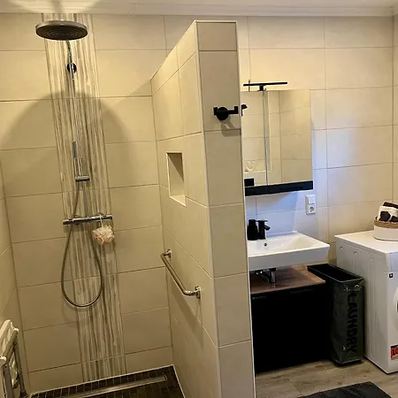 Urlaub An Der Nordsee In Barrierefreier Ferienwohnung Abendrot Mit Wallbox Und Leihfahrraedern 아파트 Krummhörn